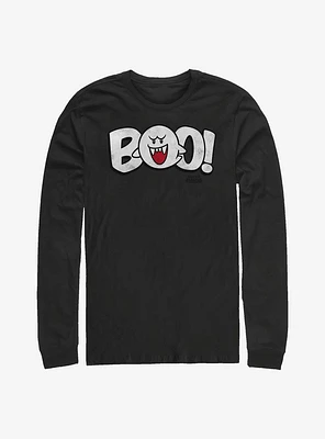Nintendo Boo Long-Sleeve T-Shirt