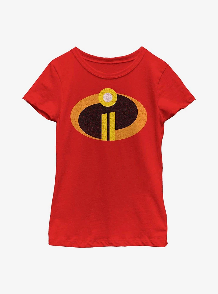 Disney Pixar The Incredibles Lit Match Youth Girls T-Shirt