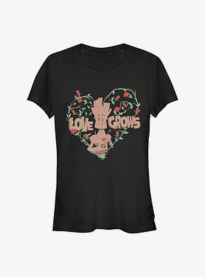 Marvel Guardians Of The Galaxy Love Grows Girls T-Shirt