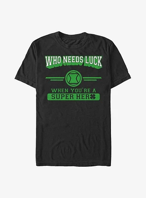 Marvel Black Widow Clover Collegiate T-Shirt