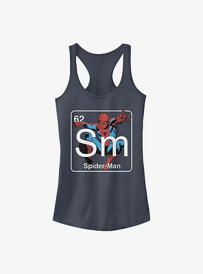 Marvel Spider-Man Periodic Spider Man Girls Tank