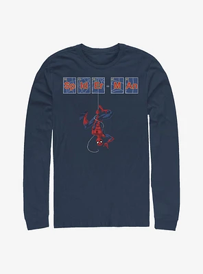 Marvel Spider-Man Spider Tiles Long-Sleeve T-Shirt