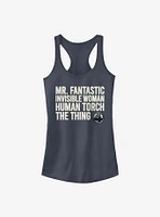 Marvel Fantastic Four Stack Girls Tank