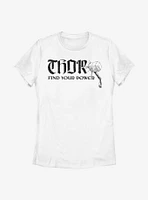 Marvel Thor Power Of Womens T-Shirt