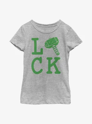 Marvel Thor God Of Luck Youth Girls T-Shirt