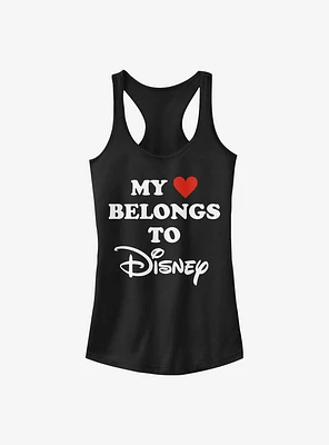 Disney Classic I Heart Logo Girls Tank