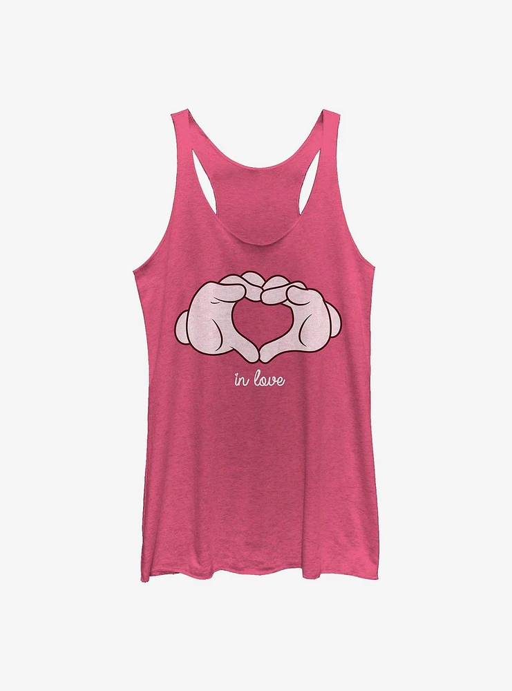 Disney Mickey Mouse Glove Heart Girls Tank