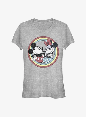Disney Mickey Mouse Minnie Circle Girls T-Shirt