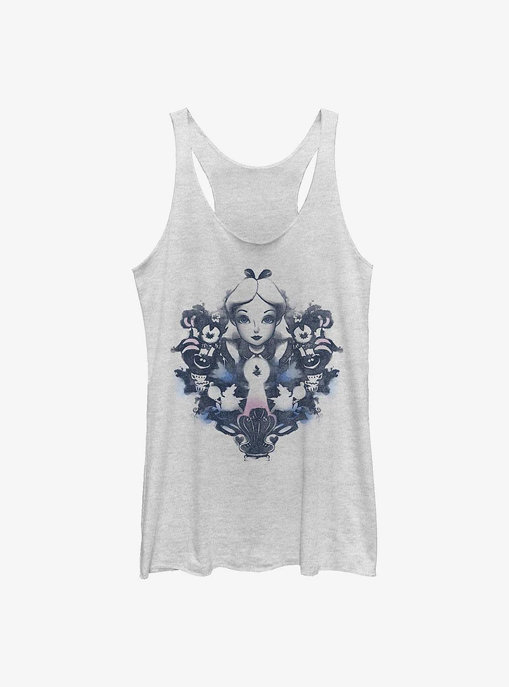 Disney Alice Wonderland Rorschach Womens Tank Top