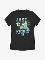 Disney Mickey Mouse Kickin' It Womens T-Shirt