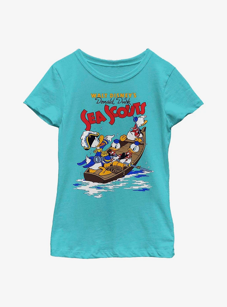 Disney Donald Duck Sea Scout Youth Girls T-Shirt