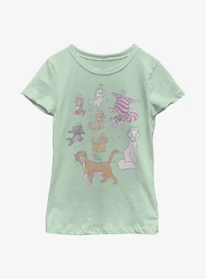 Disney Classic Kitties Youth Girls T-Shirt