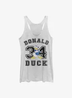 Disney Donald Duck Collegiate Womens Tank Top