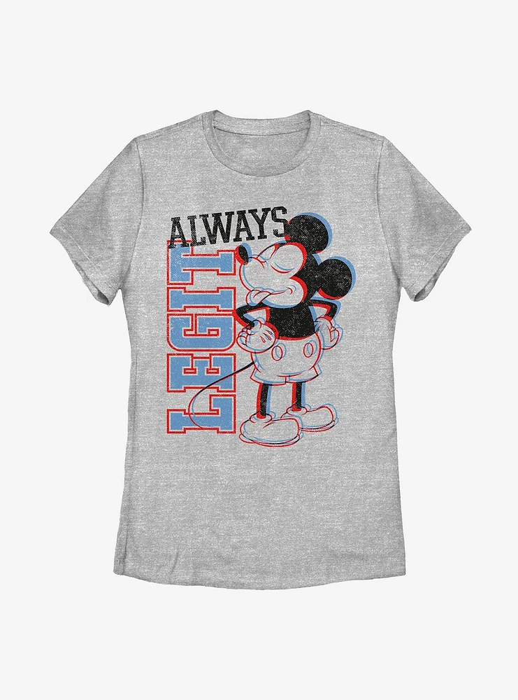 Disney Mickey Mouse Legit Mick Womens T-Shirt