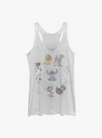 Disney Classic Dogs Womens Tank Top