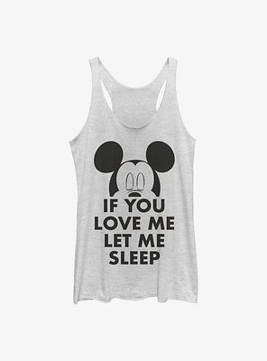 Disney Mickey Mouse Let Me Sleep Girls Tank