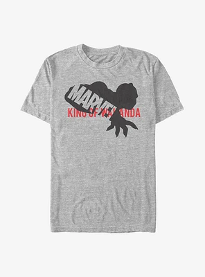 Marvel Black Panther King Logo T-Shirt