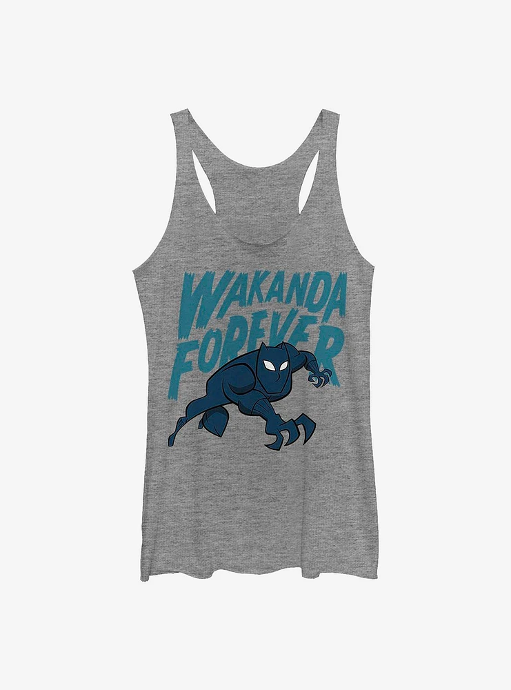 Marvel Black Panther Wakanda Cartoon Icon Womens Tank Top