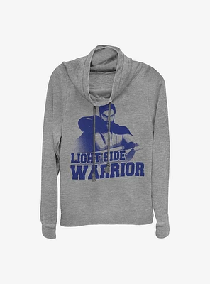 Star Wars: Clone Wars Light Side Warrior Cowl Neck Long-Sleeve Womens Top