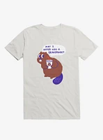 Beaver Offers A Beverage White T-Shirt