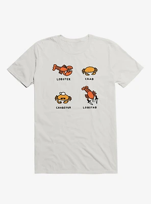 Lobster + Crab White T-Shirt