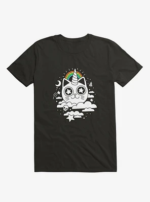 This Is Your Cat On Catnip Black T-Shirt
