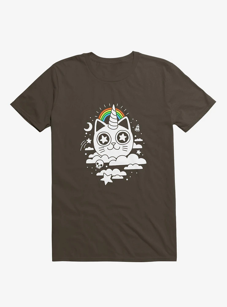 This Is Your Cat On Catnip Brown T-Shirt