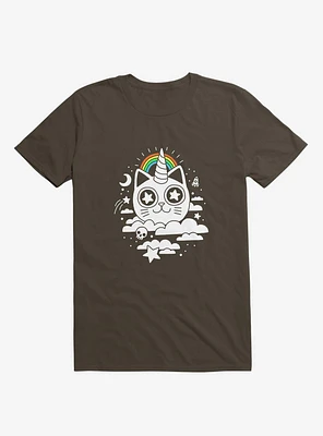 This Is Your Cat On Catnip Brown T-Shirt