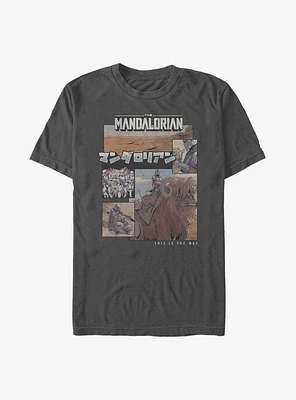 Star Wars The Mandalorian Mando Comic T-Shirt