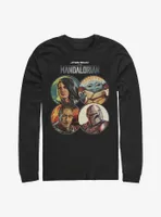 Star Wars The Mandalorian Character Coins Long-Sleeve T-Shirt