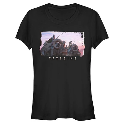 Star Wars The Mandalorian Tatooine Ride Girls T-Shirt
