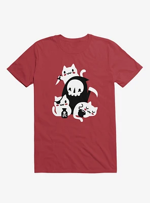 Death's Little Helpers Red T-Shirt