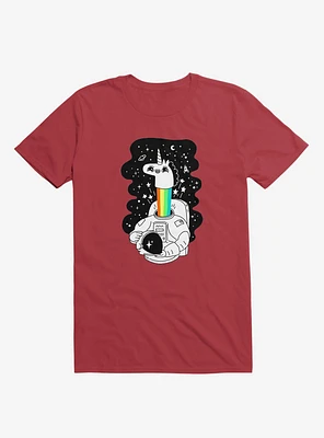 See You Space! Unicorn Astronaut Red T-Shirt