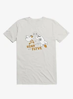 High Flyve Rocket And Bird White T-Shirt