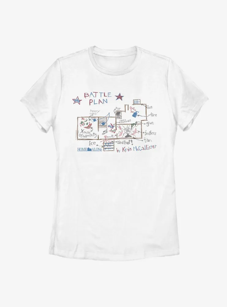 Home Alone Kevin's Plan Womens T-Shirt