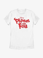 Disney Phineas And Ferb Logo Womens T-Shirt