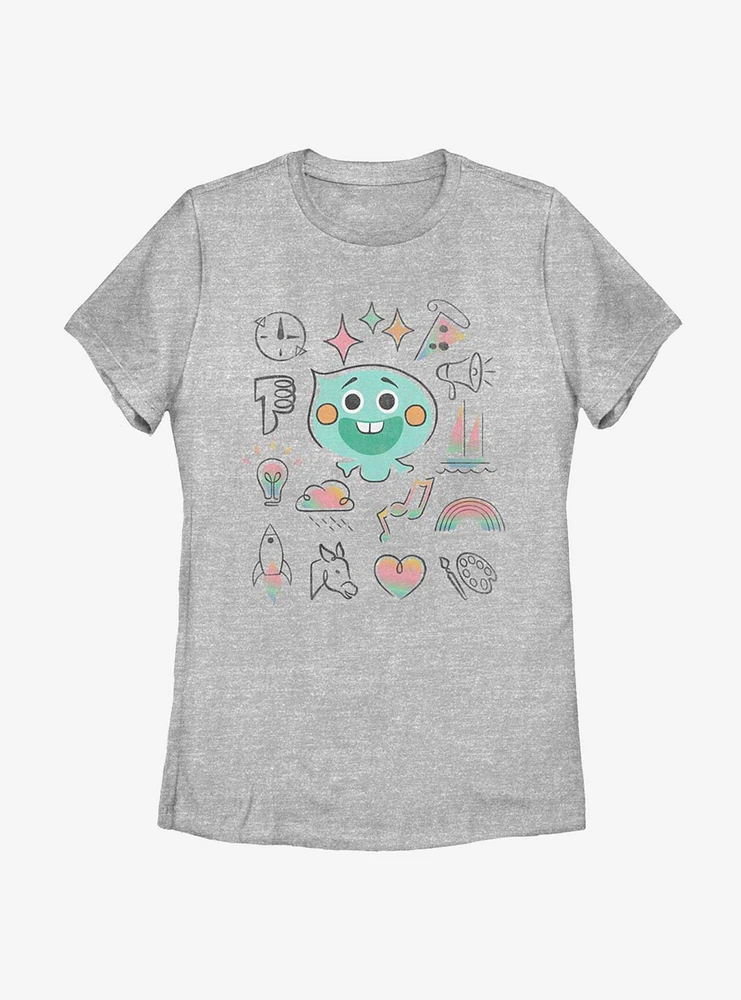 Disney Pixar Soul Personality Grid Womens T-Shirt