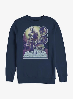 Star Wars The Mandalorian Bounty Jobs Crew Sweatshirt