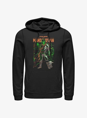 Star Wars The Mandalorian Schemed Up Hoodie
