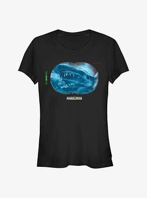 Star Wars The Mandalorian Dragon Targeted Girls T-Shirt