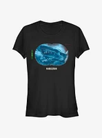 Star Wars The Mandalorian Dragon Targeted Girls T-Shirt