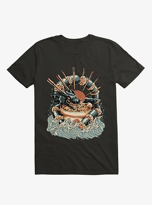 Dragon Sushi Ramen Ocean Black T-Shirt