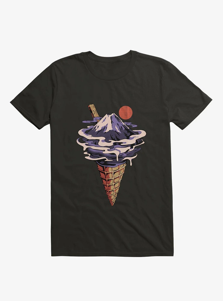 Fuji Flavor Ice Cream Black T-Shirt
