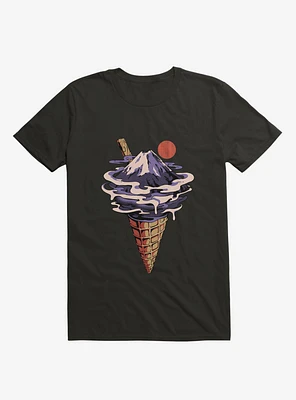Fuji Flavor Ice Cream Black T-Shirt