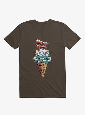 Japanese Flavor Ice Cream Brown T-Shirt