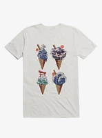 Japanese Ice Creams White T-Shirt