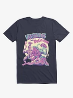 Vegetables Are Delicious Navy Blue T-Shirt