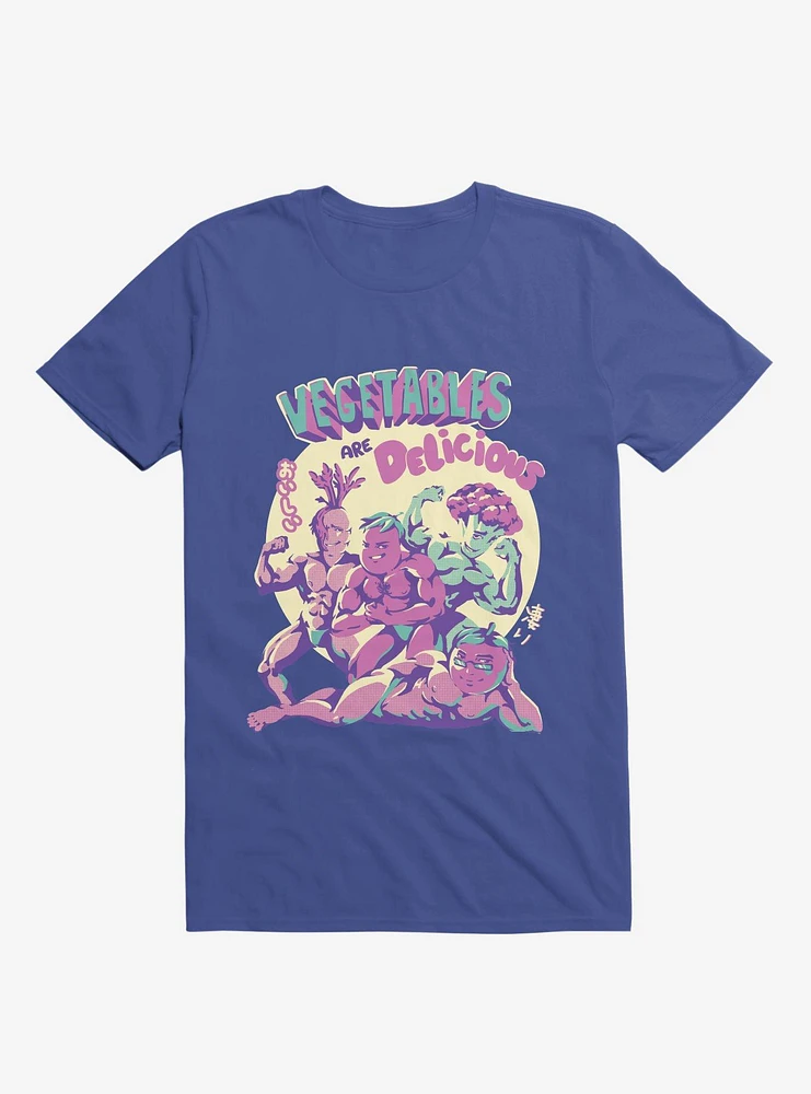 Vegetables Are Delicious Royal Blue T-Shirt