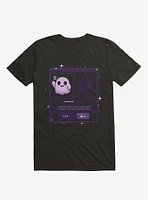 Dandere Ghost Adjust Till Visible Black T-Shirt