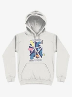 Geometry Is Weird White Hoodie